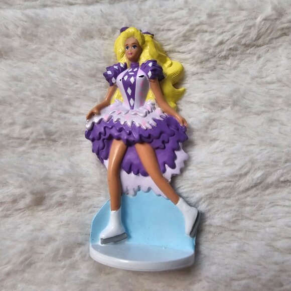 Vintage 1991 McDonald's Happy Meal Barbie Ice Capades Toy Figure Skating Mattel - Picture 1 of 4